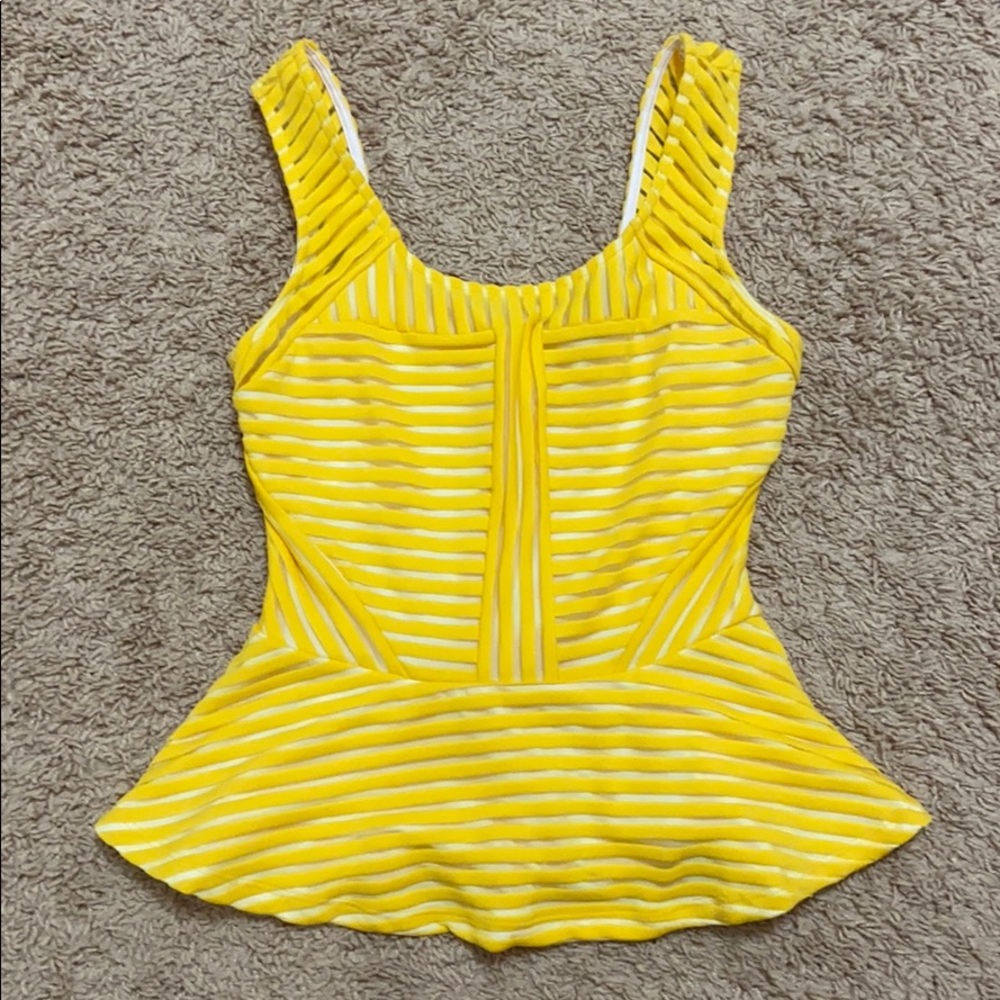 Bebe peplum top